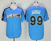 American League #99 Aaron Judge Blue 2017 MLB All Star Game Home Run Derby Jersey